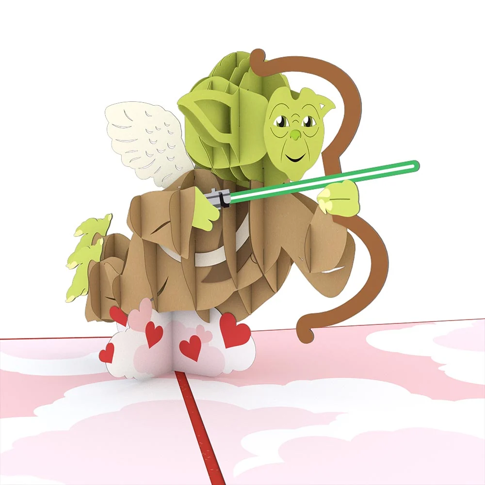 Lovepop Star Wars Yoda Cupid Pop-Up Card - Image 2