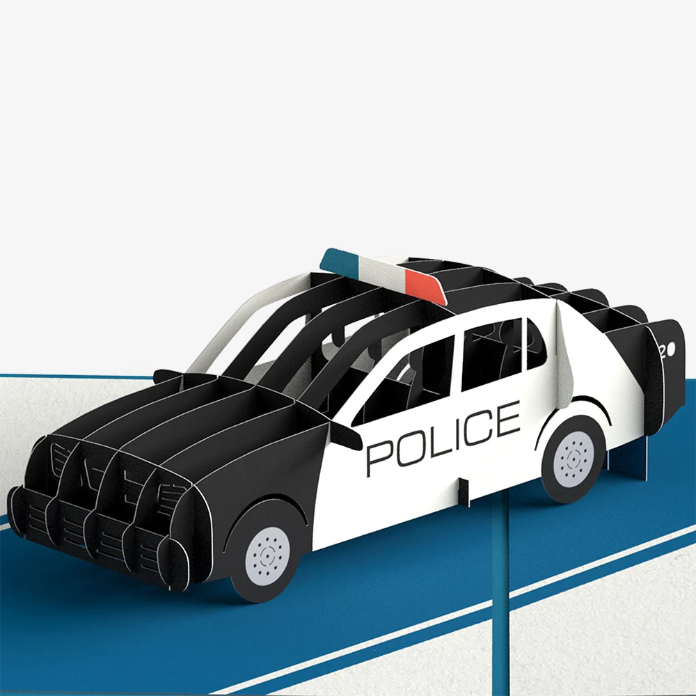 Lovepop Police Car Thank You Pop-Up Card and Sentiment Set - Image 3