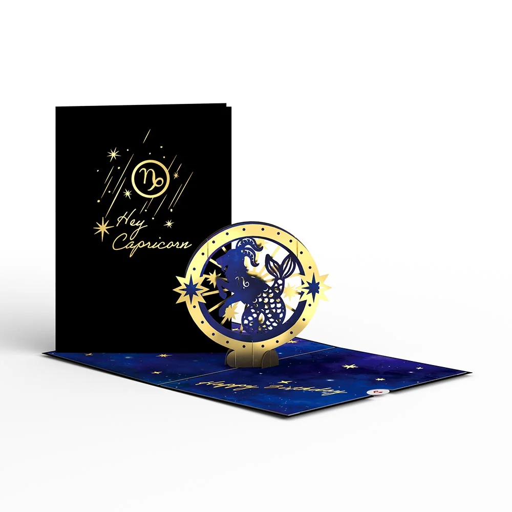 Lovepop Capricorn Zodiac Birthday Pop-Up Card