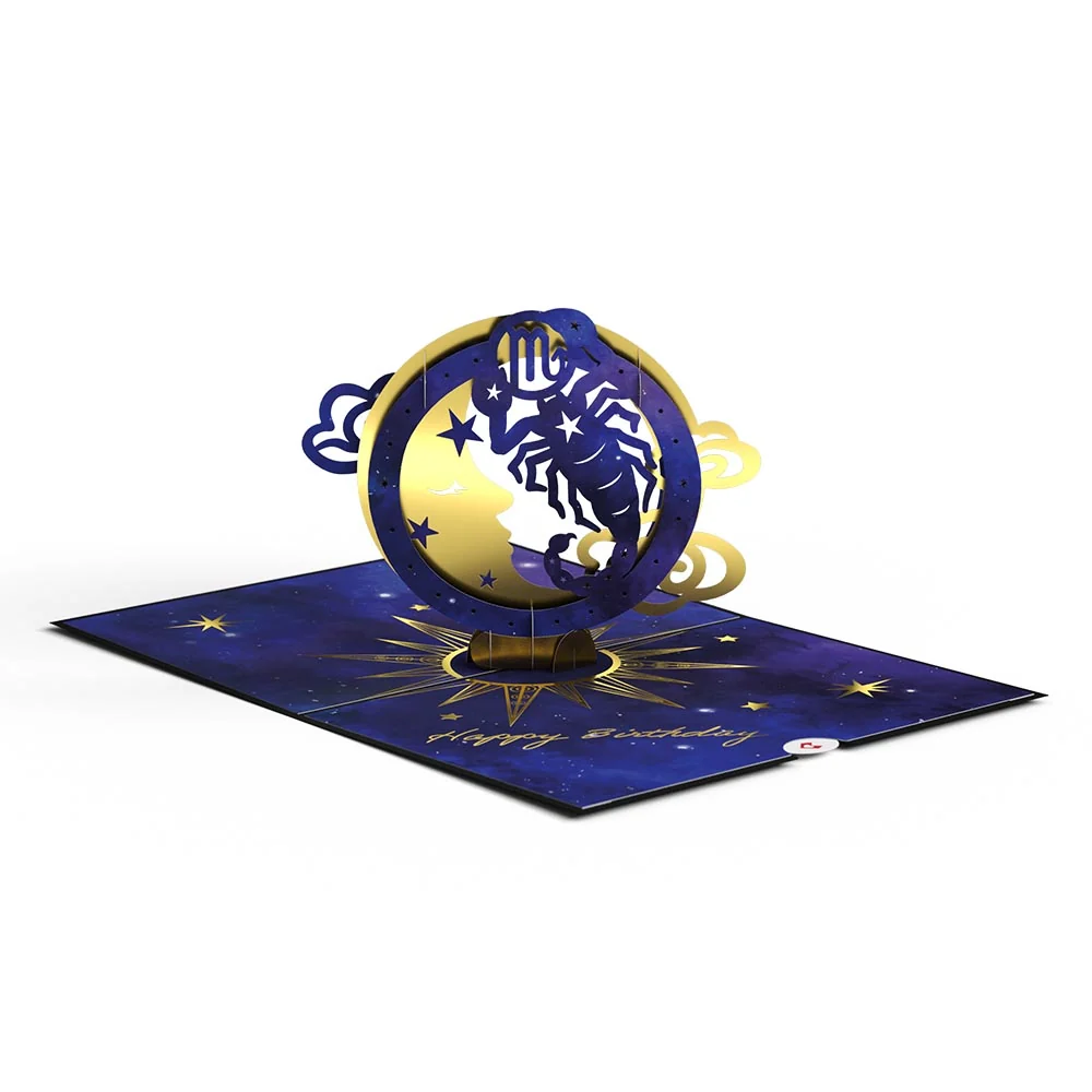 Lovepop Scorpio Zodiac Birthday Pop-Up Card - Image 3