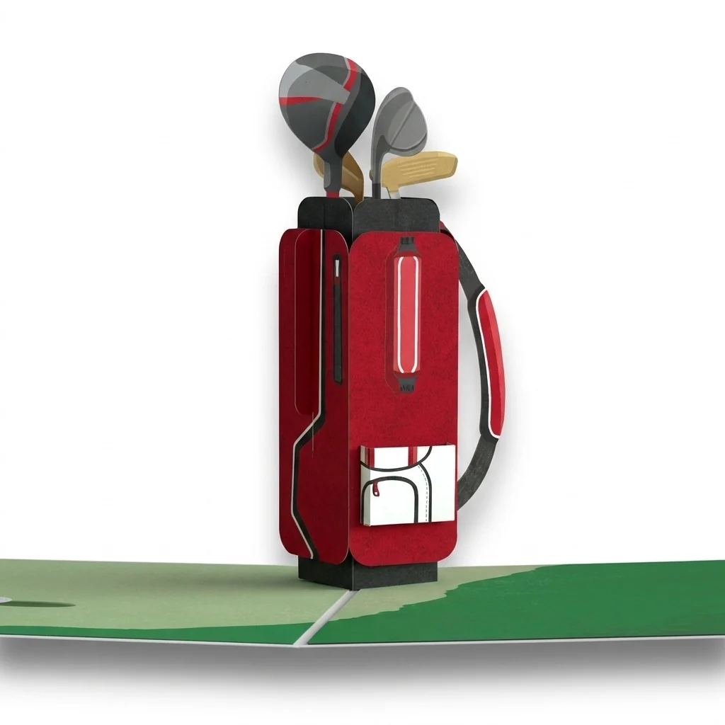 Lovepop Best Dad By Par Father's Day Pop-Up Card and US Open Loss Sentiment Set for Dad Bag - Image 3