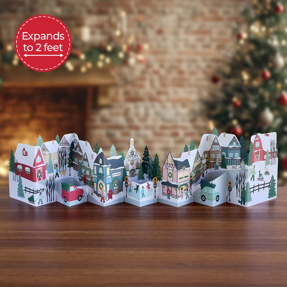 Lovepop Holiday Stroll Loooooong Card (Expands to 2 feet)