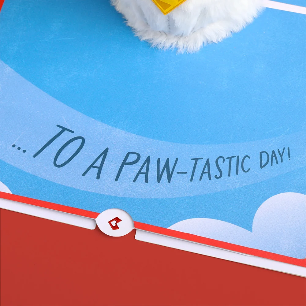 Lovepop Superman Krypto 'Paw-tastic Day' Plushpop Card - Image 3