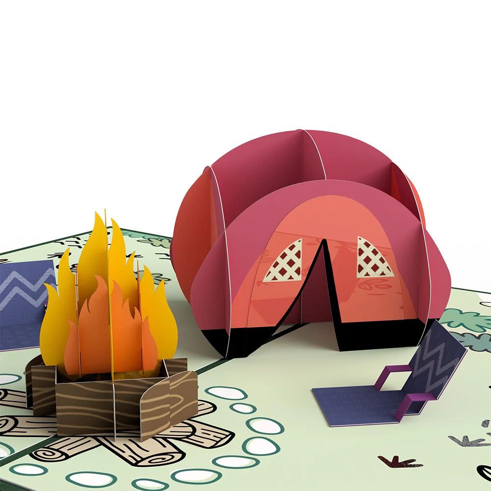 Lovepop Camping Trip Pop-Up Card Chair - Image 2