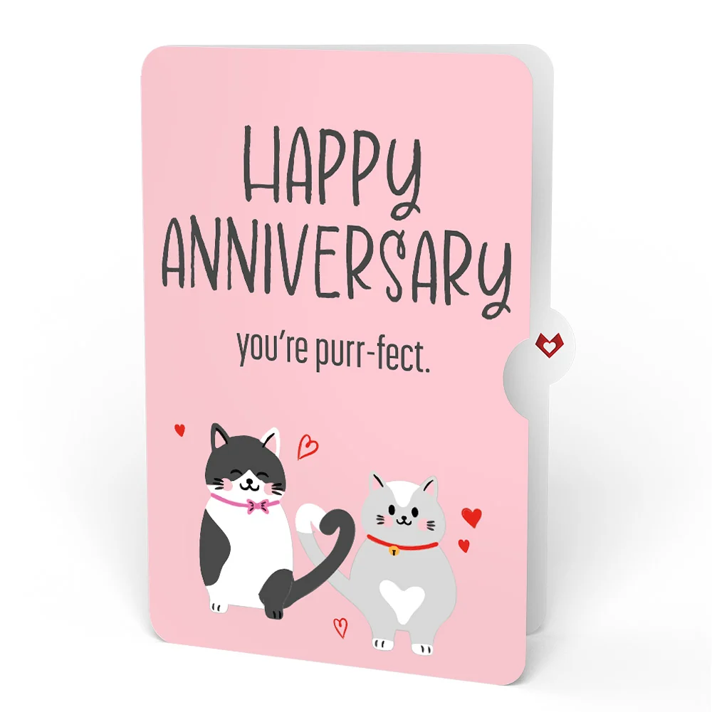 Lovepop Love Cats Anniversary Pop-Up Card and Purrfect Cats Sentiment Set - Image 4