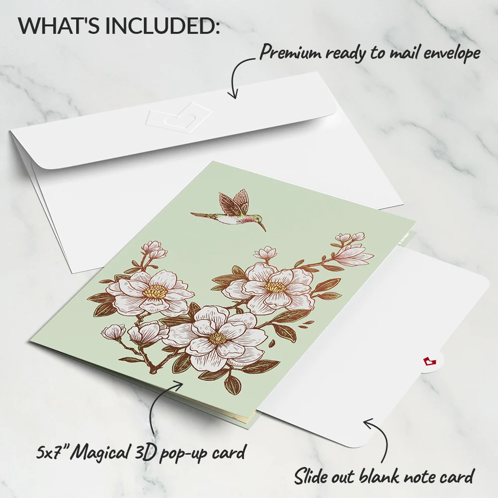 Lovepop Blooming Magnolia Pop-Up Card - Image 5