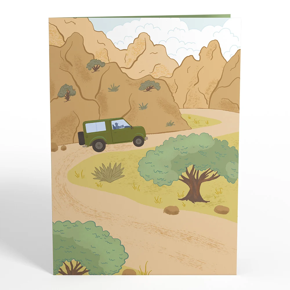 Lovepop Off-Road Adventure Pop-Up Card - Image 4
