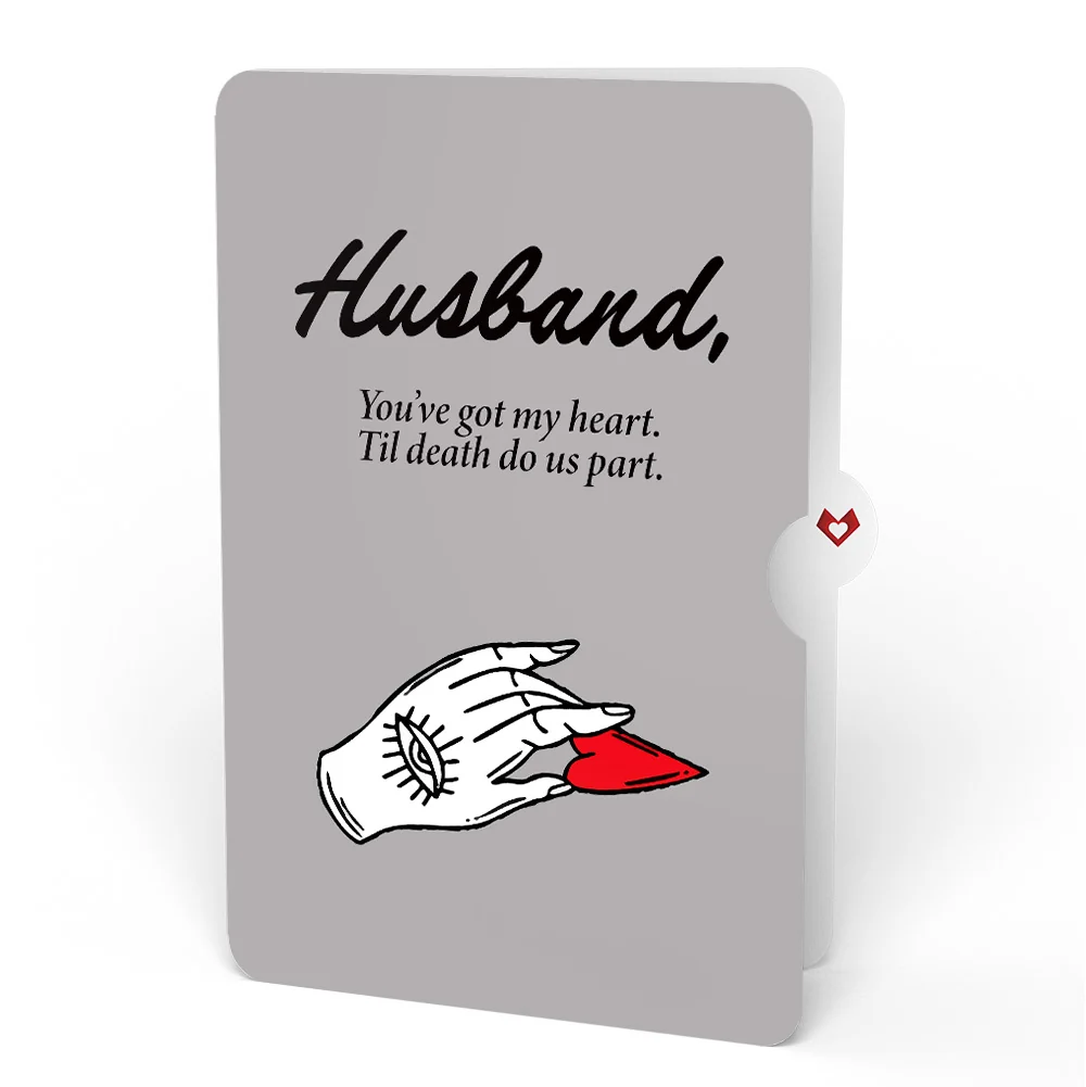 Lovepop Fatally Yours Love Pop-Up Card and Sentiment Set for Husband - Image 4