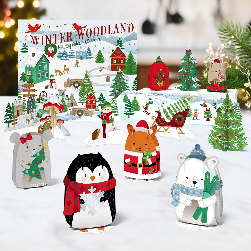 Lovepop Winter Woodland 12 Day Holiday Advent Calendar