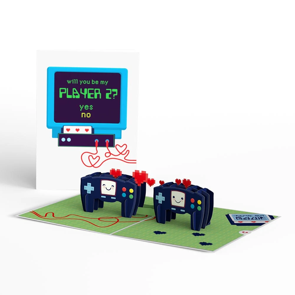 Lovepop Gamer Love Pop-Up Card