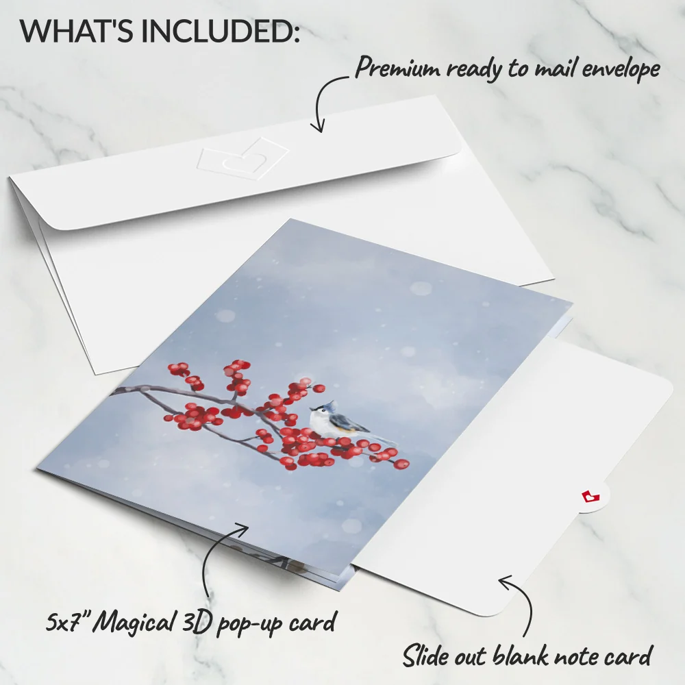 Lovepop Snowfall's Hush Pop-Up Card - Image 5