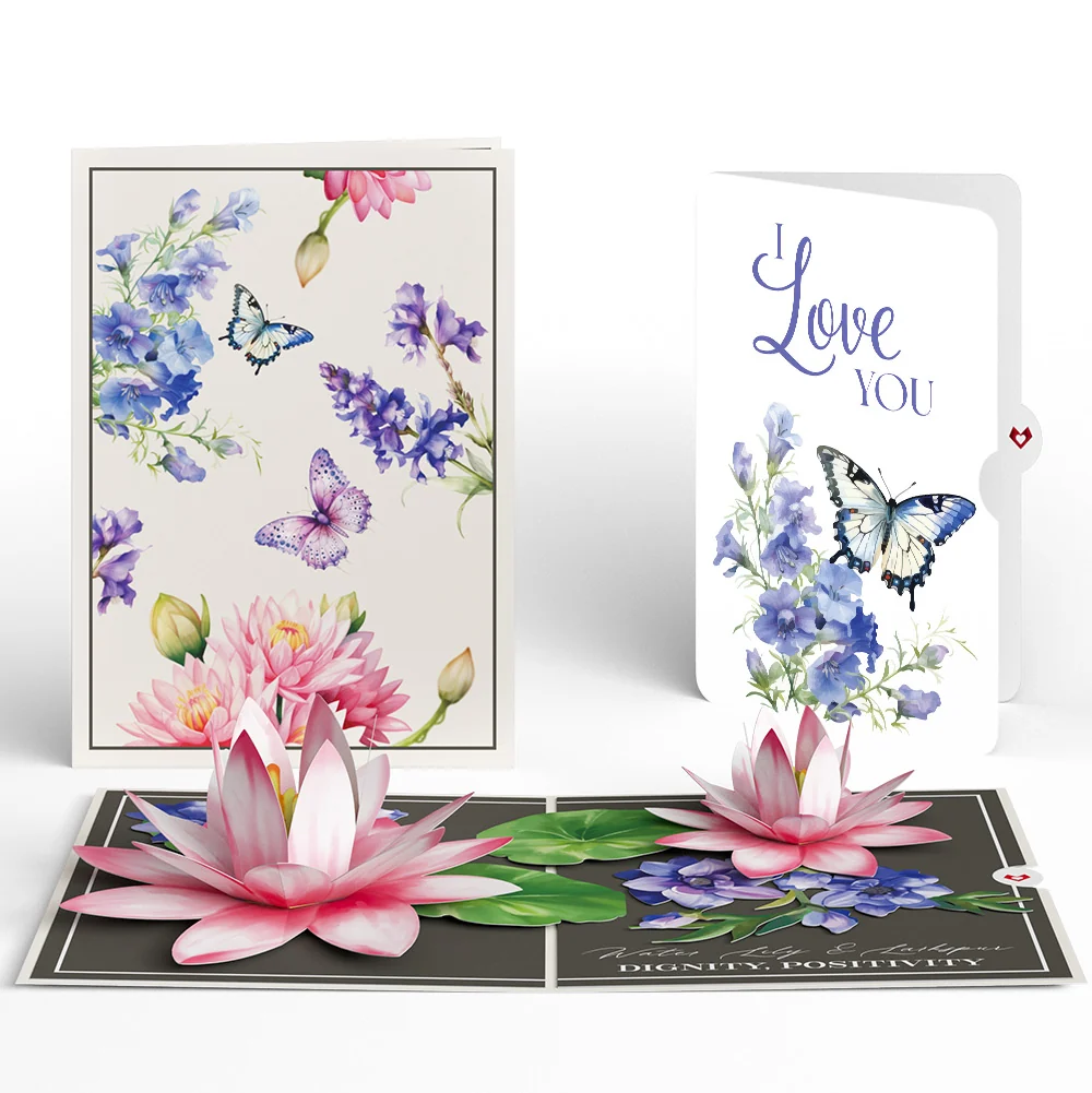 Lovepop Born to Bloom: July Birth Month Flowers Love Pop-Up Card and Sentiment Set