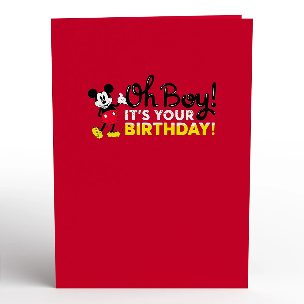 Lovepop Disney's Mickey Mouse Oh Boy! Birthday Pop-Up Card - Image 4