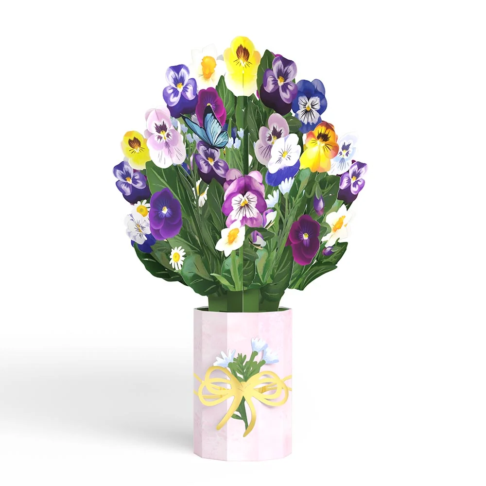Lovepop Birthday in Bloom Pop-Up Card & Bouquet Bundle - Image 4