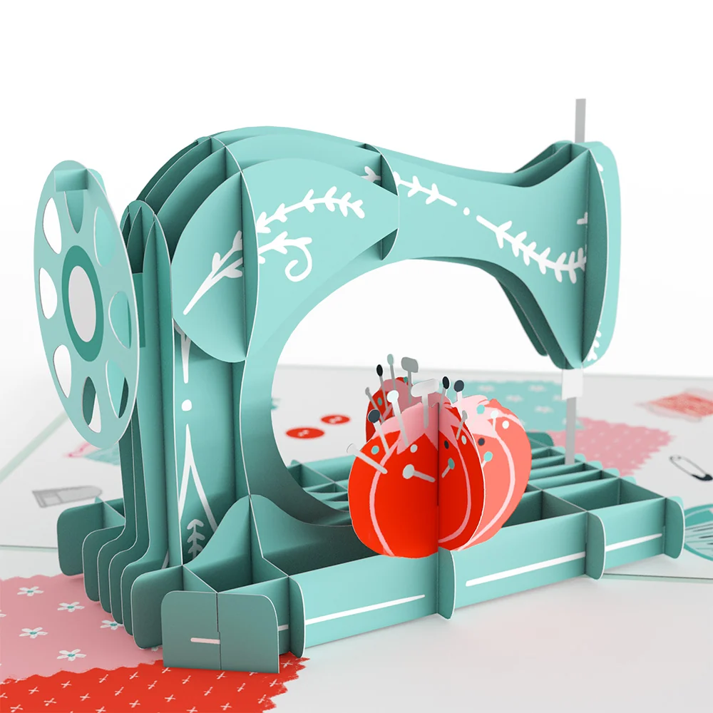 Lovepop Love You Sew Much Retirement Pop-Up Card and Sentiment Set - Image 3