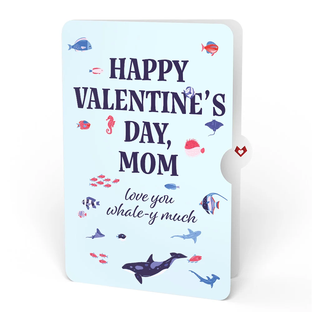 Lovepop I Chews You Shark Valentine Pop-Up Card and Sentiment Set for Mom - Image 4