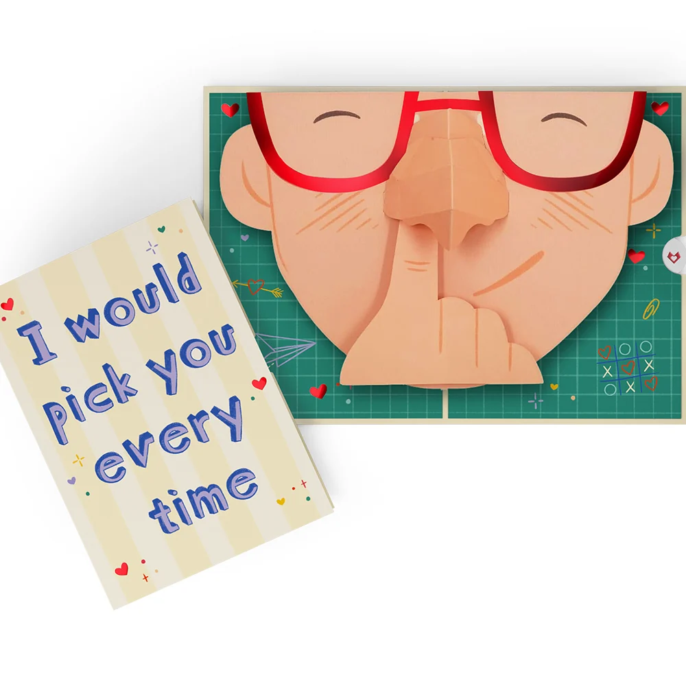 Lovepop Pick You Every Time Pop-Up Card Glass - Image 2