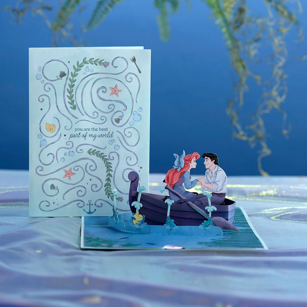 Lovepop Disney's The Little Mermaid Ariel & Prince Eric Pop-Up Card - Image 5