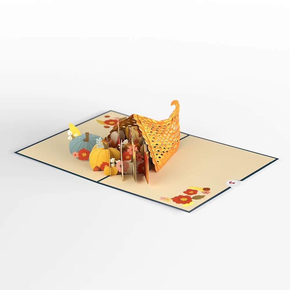 Lovepop Woodland Harvest Thanksgiving Wishes Pop-Up Card - Image 3