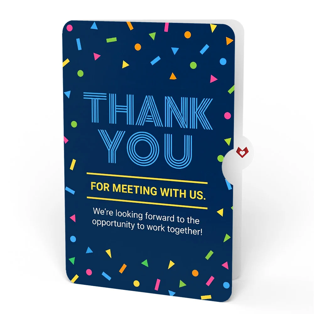 Lovepop Thank You Confetti Pop-Up Card and Great Connecting With You Sentiment Set - Image 4