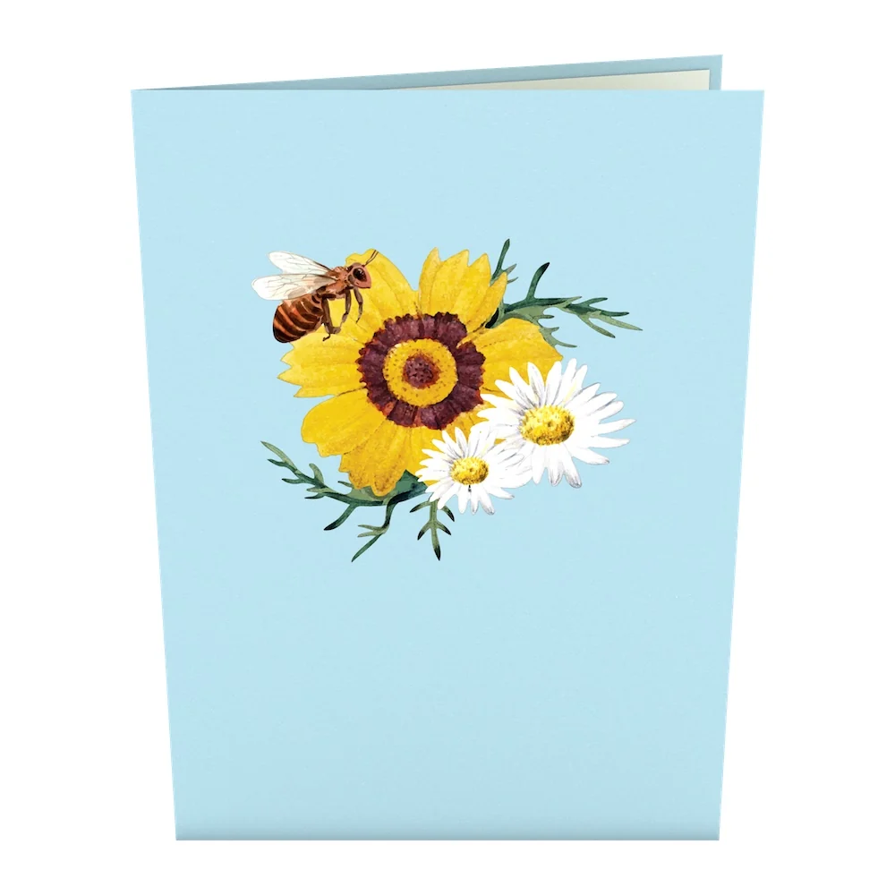 Lovepop Thank You Floral Pop-Up Card Glass - Image 4
