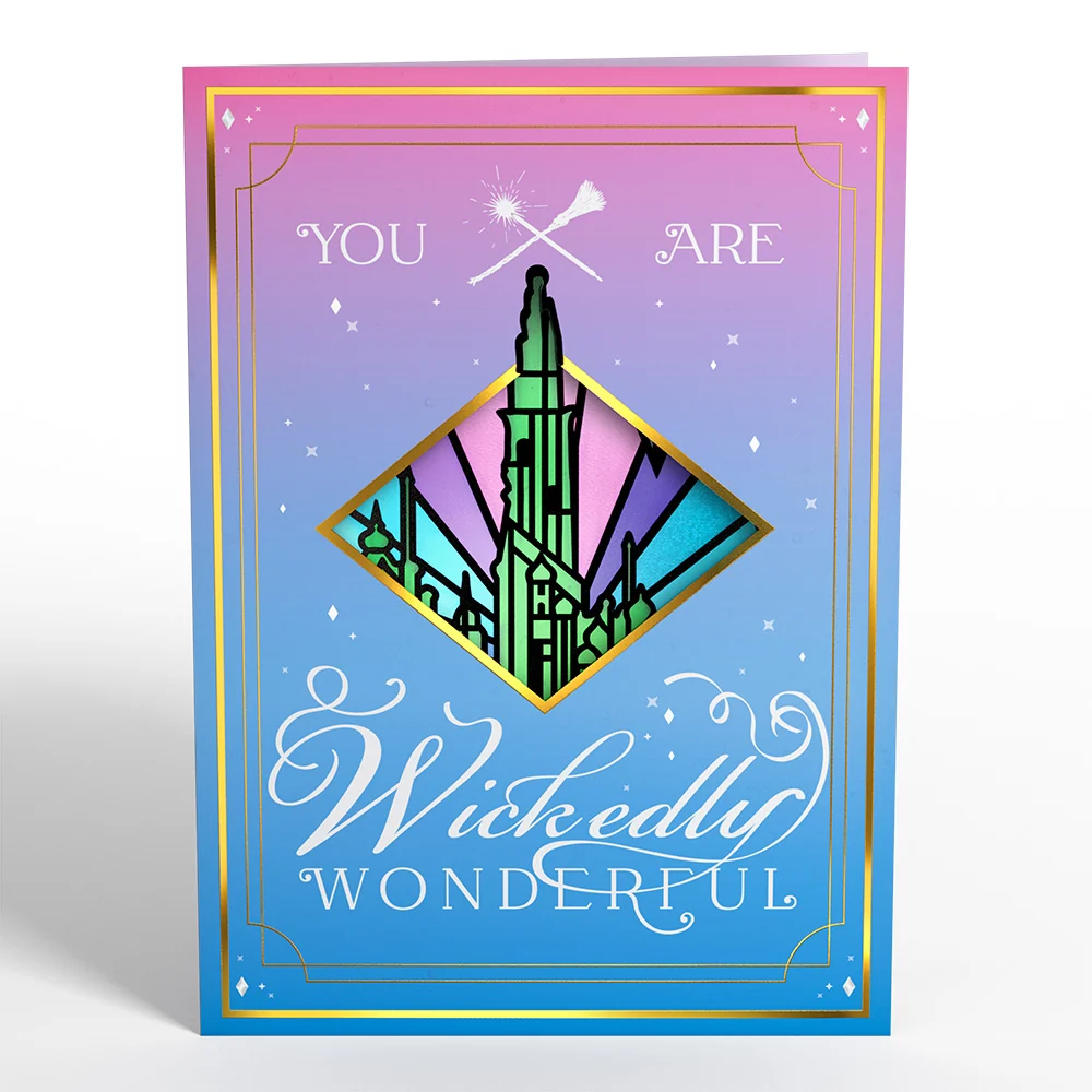 Lovepop Wicked You Are Wickedly Wonderful Suncatcher Card Glass - Image 5