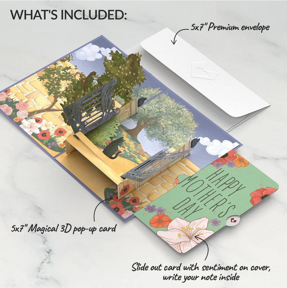 Lovepop Through the Garden Gate Mother’s Day Pop-Up Card and Sentiment Set for Mom - Image 2