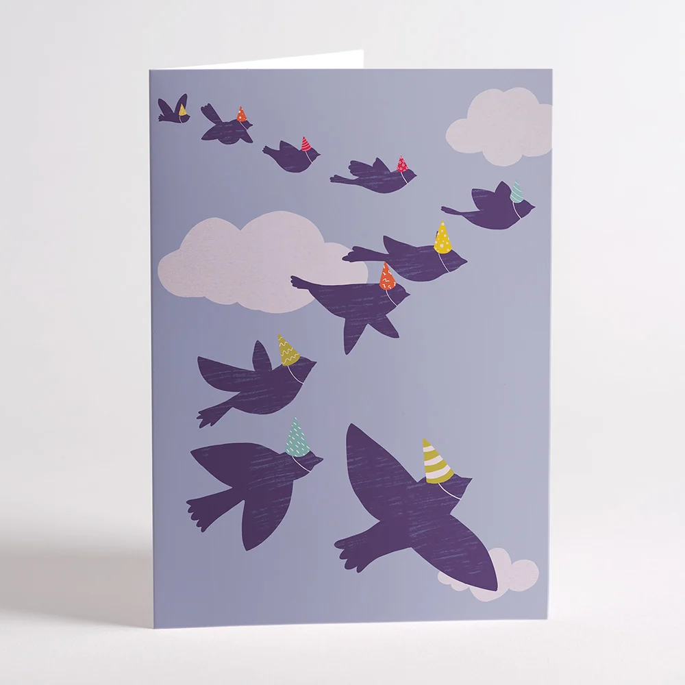 Lovepop Flocking Birthday: Lovepop Press Card