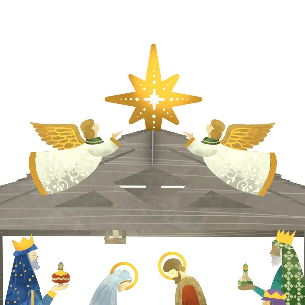 Lovepop Decorative Nativity Scene Pop-Up Gift - Image 3
