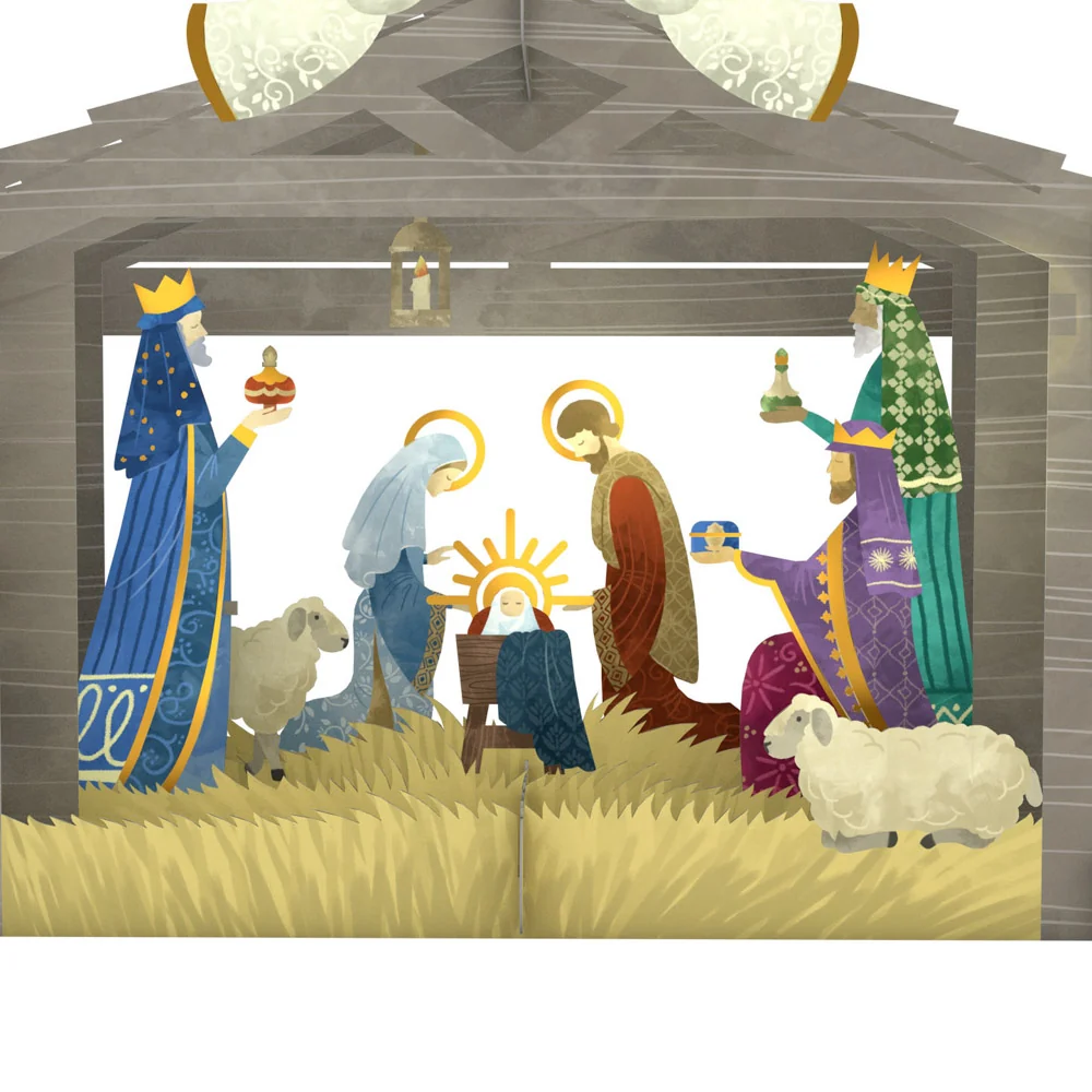 Lovepop Decorative Nativity Scene Pop-Up Gift - Image 2
