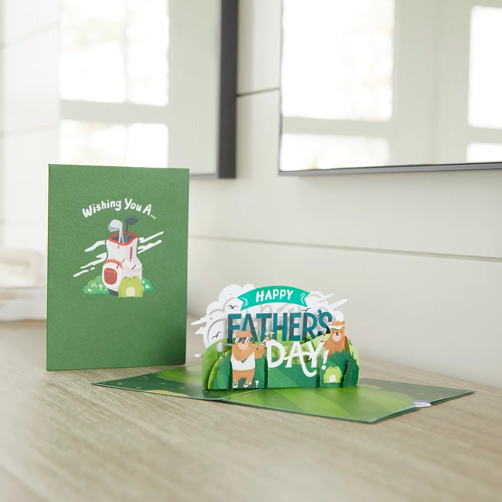 Lovepop Happy Father's Day Golf Pop-Up Card Bag - Image 5