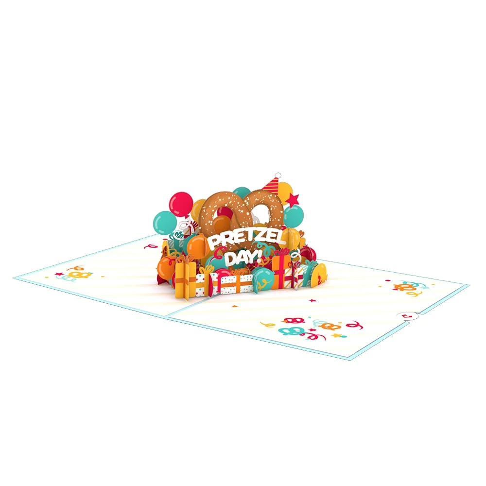 Lovepop The Office Pretzel Day Birthday Pop-Up Card - Image 3