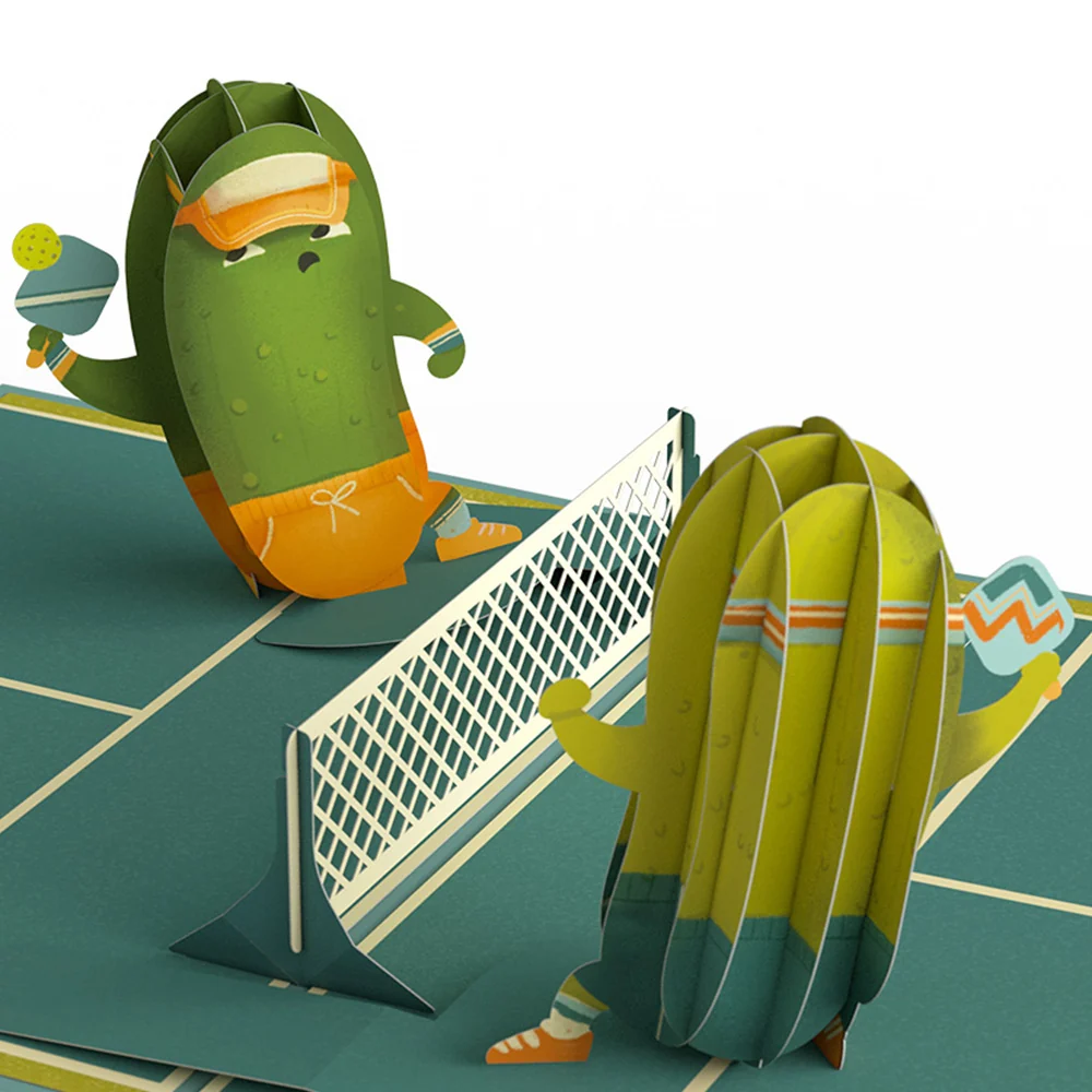 Lovepop Pickleball Birthday Baller Pop-Up Card - Image 2