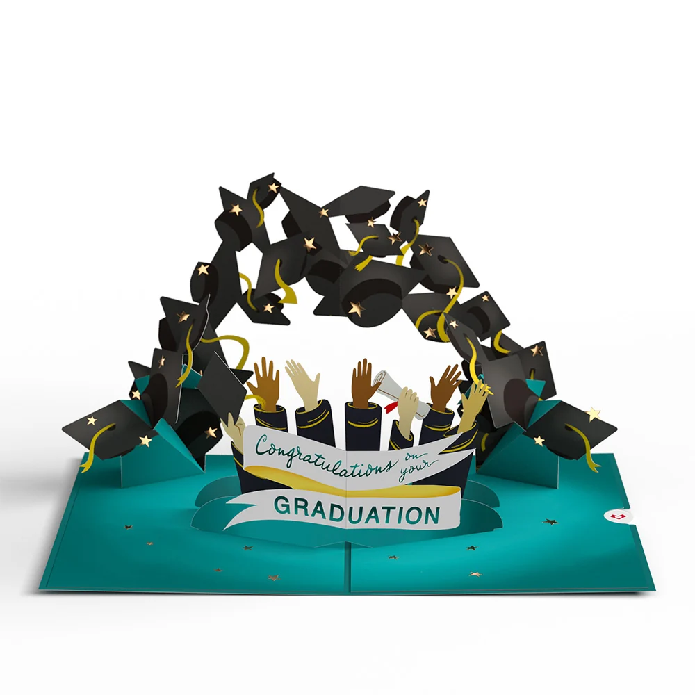 Lovepop The End is the Beginning Graduation Pop-Up Card - Image 3