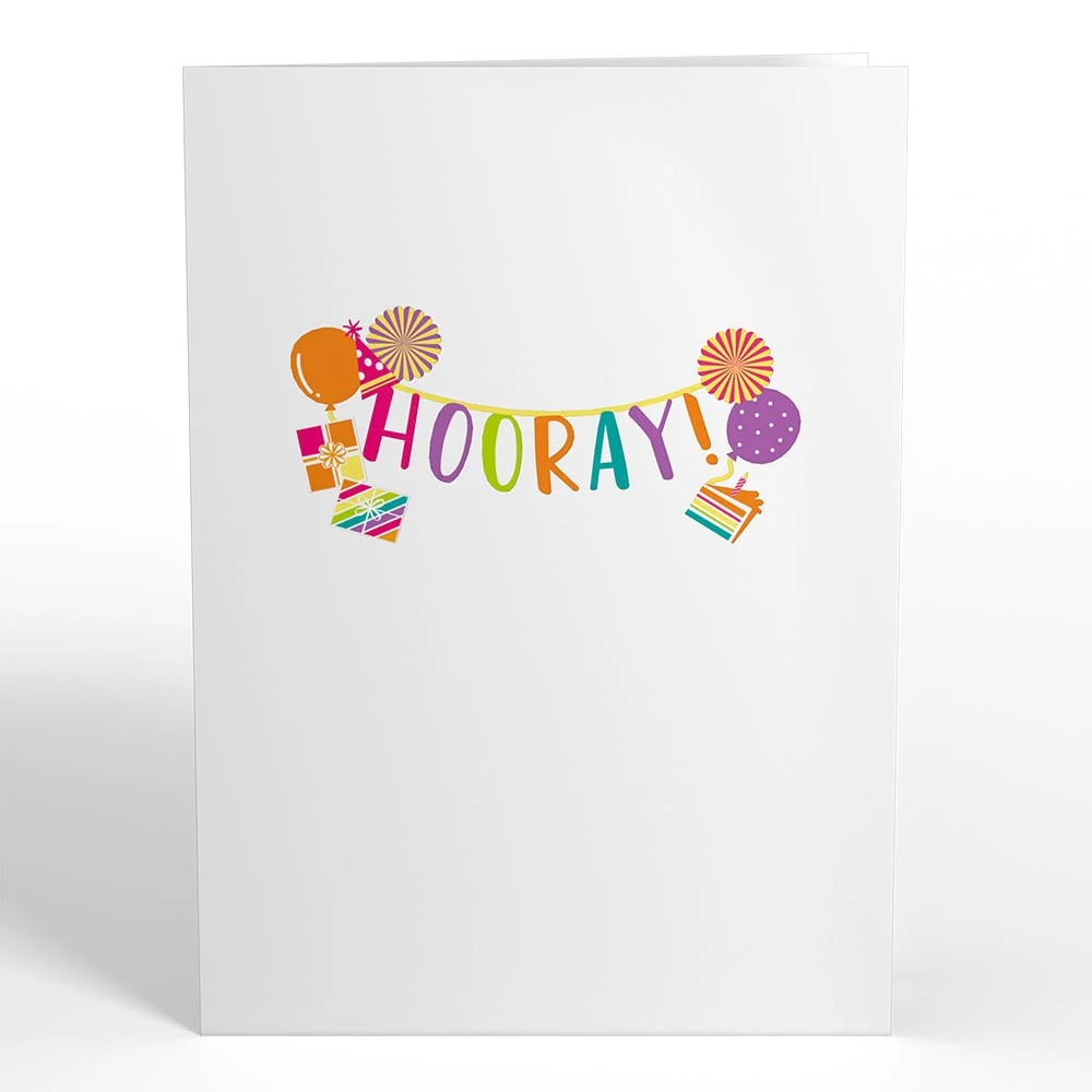 Lovepop Happy Birthday Hooray Pop-Up Card - Image 4