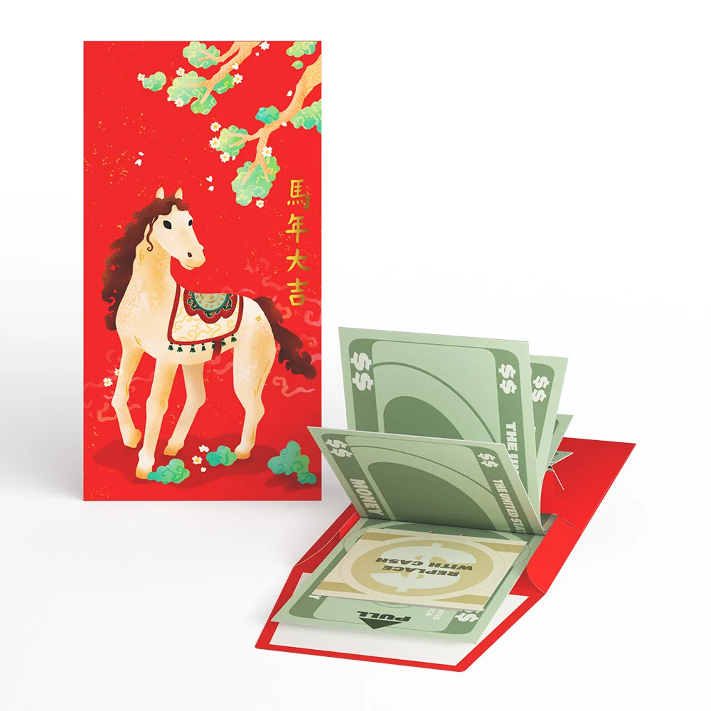 Lovepop Year of the Horse Lunar New Year Money Holder