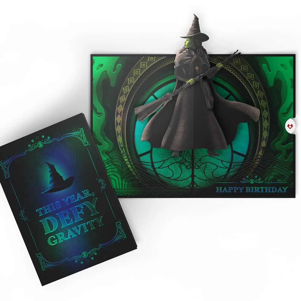 Lovepop Wicked Defy Gravity Birthday Pop-Up Card