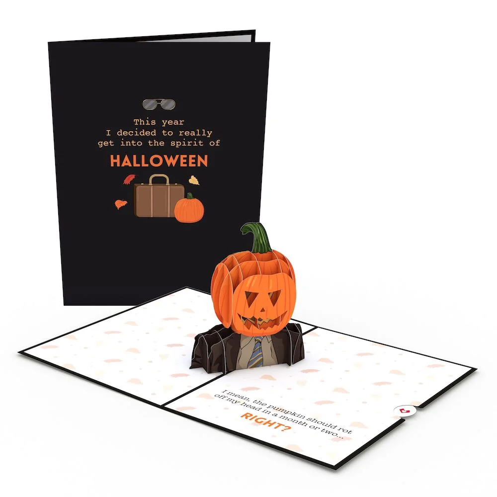 Lovepop The Office Pumpkin Head Halloween Pop-Up Card - Image 7