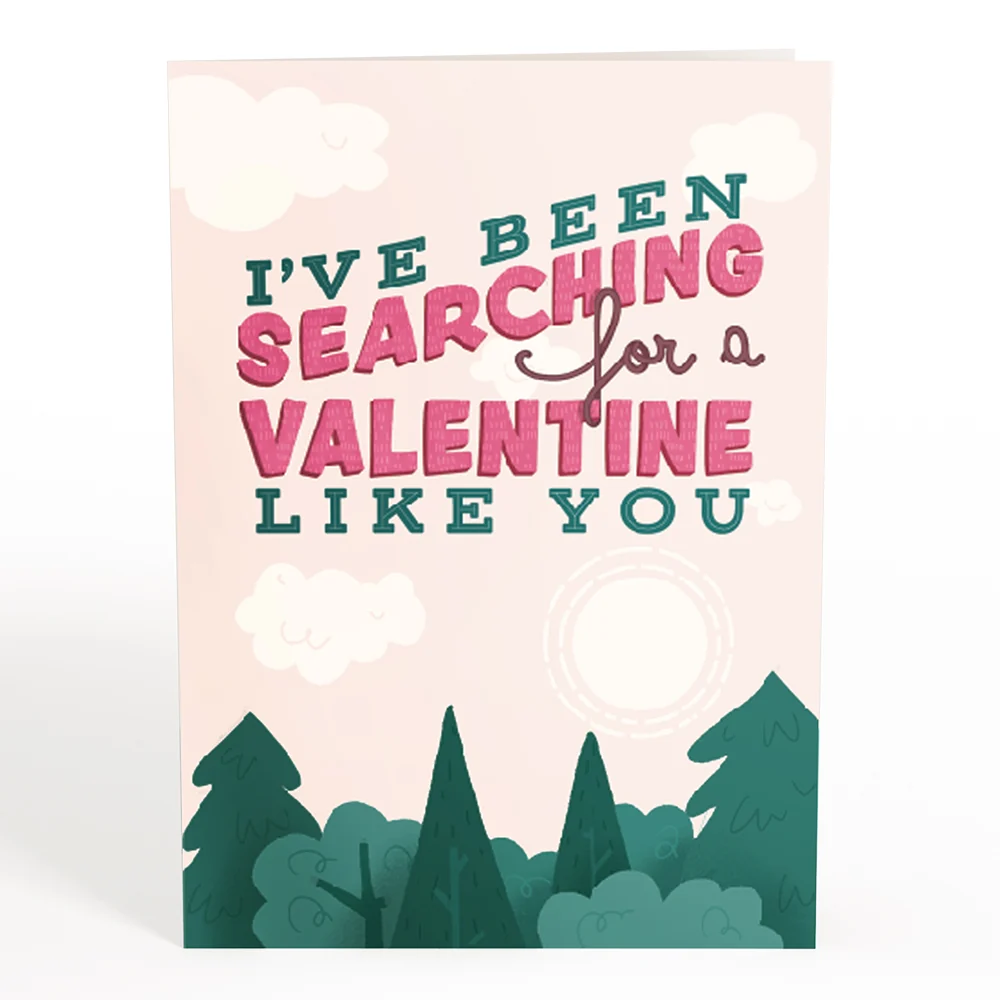 Lovepop Searching for a Valentine Like You Bigfoot Pop-Up Card - Image 4