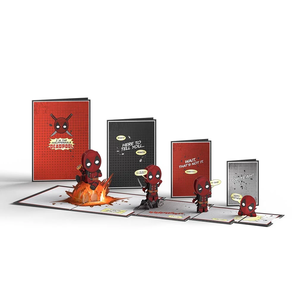 Lovepop Marvel Deadpool Birthday 4-in-1 Nesting Card
