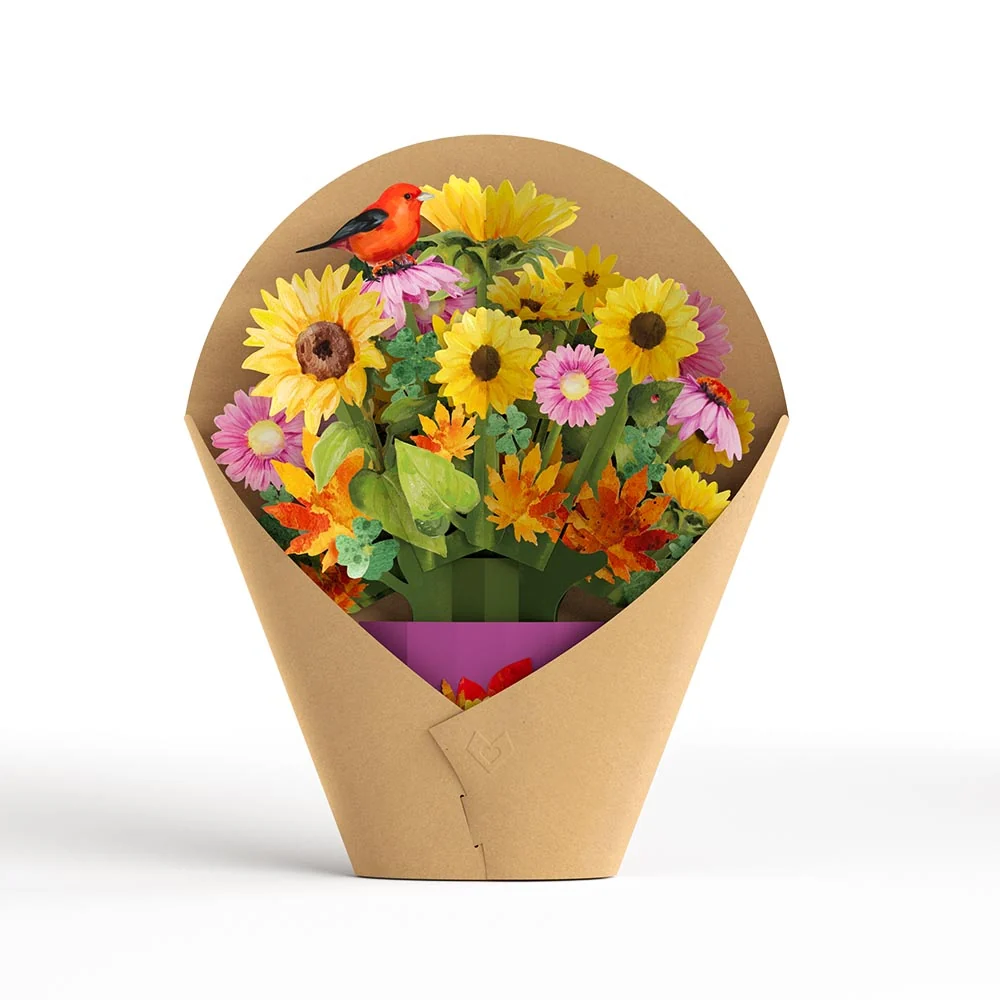 Lovepop Golden Sunflower Bouquet - Image 4