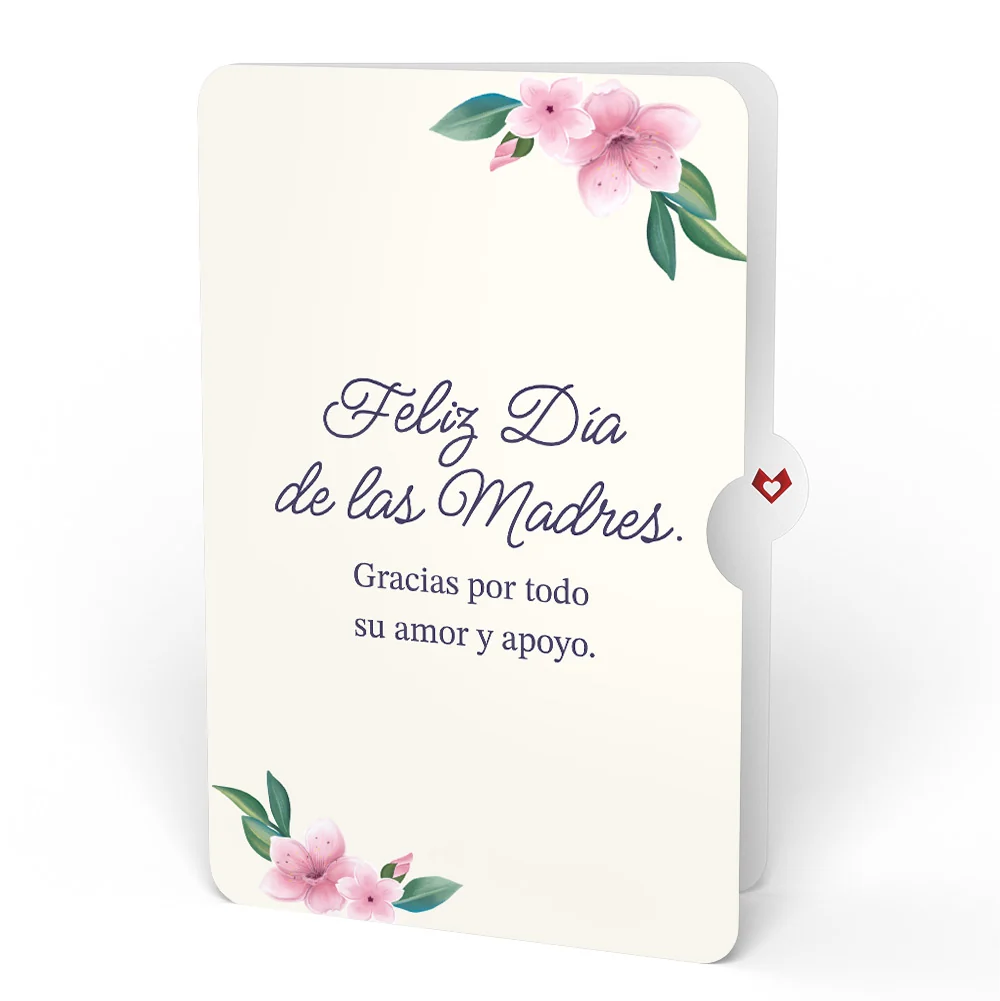Lovepop You Brighten My World Birds Mother's Day Suncatcher Card and Sentiment Set for Spanish Mom Glass - Image 4