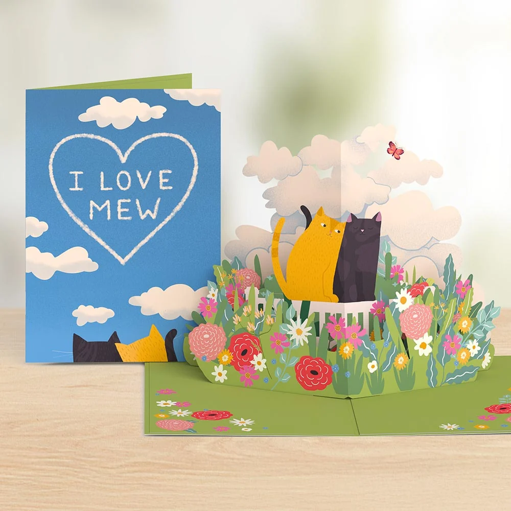 Lovepop I Love Mew Cats Pop-Up Card