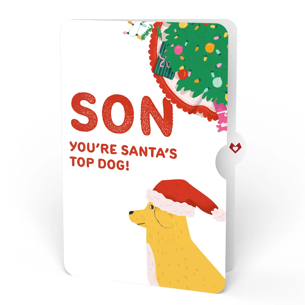 Lovepop Feliz Naughty Dog Christmas Pop-Up Card and Sentiment Set for Son - Image 4