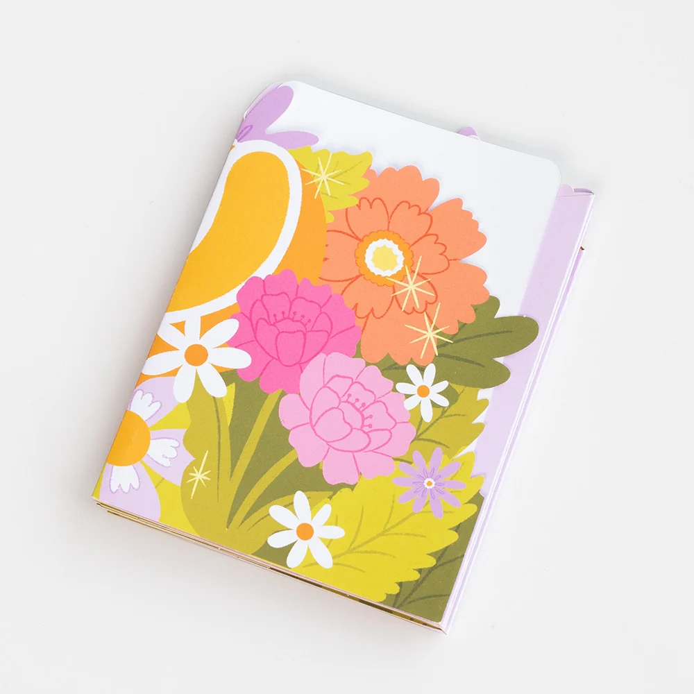 Lovepop Groovy Florals Birthday Loooooong Card (Expands to 2 feet) - Image 2