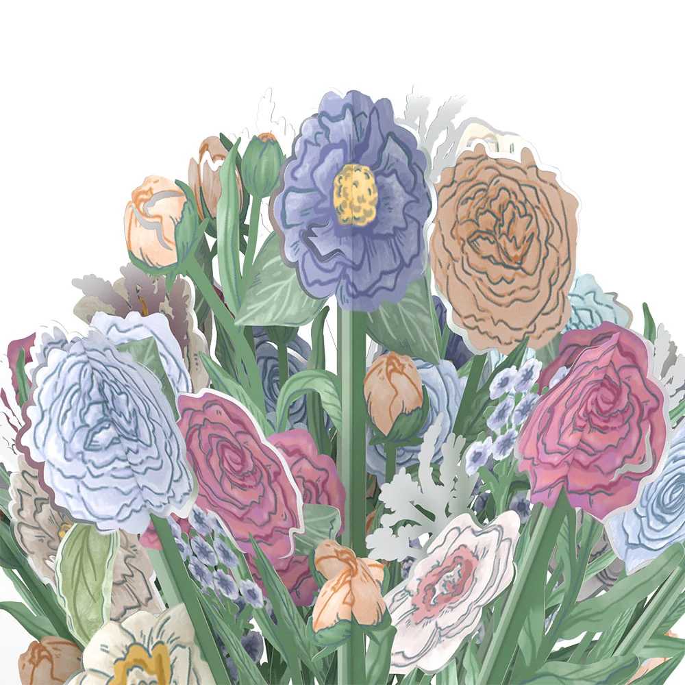 Lovepop Disney's Cinderella & Prince Charming Flower Buds Bouquet - Image 3