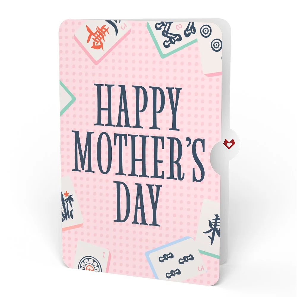 Lovepop Crack Bam Dot Mahjong Mother's Day Pop-Up Card and Sentiment Set - Image 4