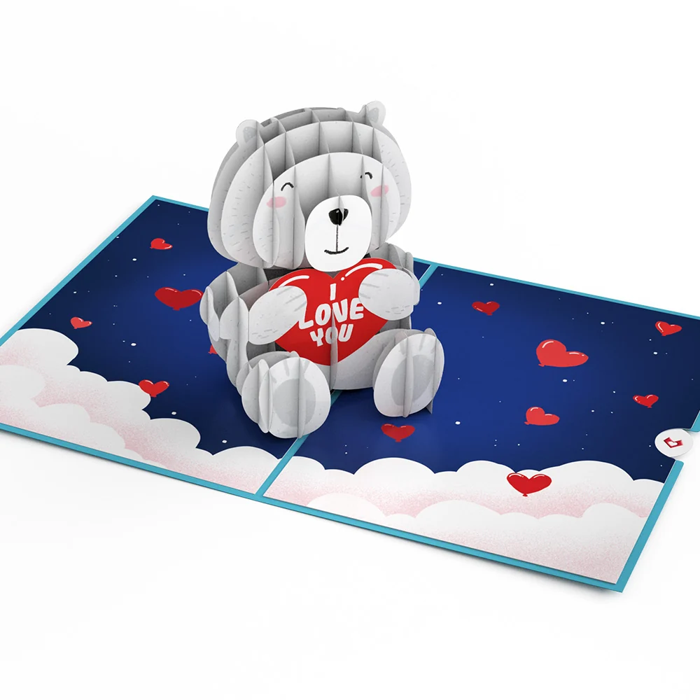 Lovepop Love Bear Pop-Up Card - Image 3