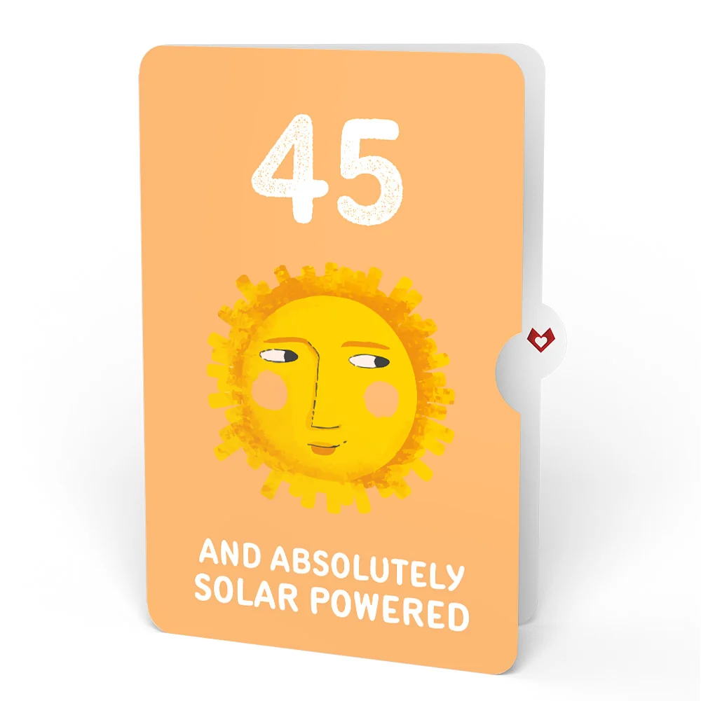 Lovepop Another Trip Around the Sun 45th Birthday Light-Up Pop-Up Card and Sentiment Set - Image 4