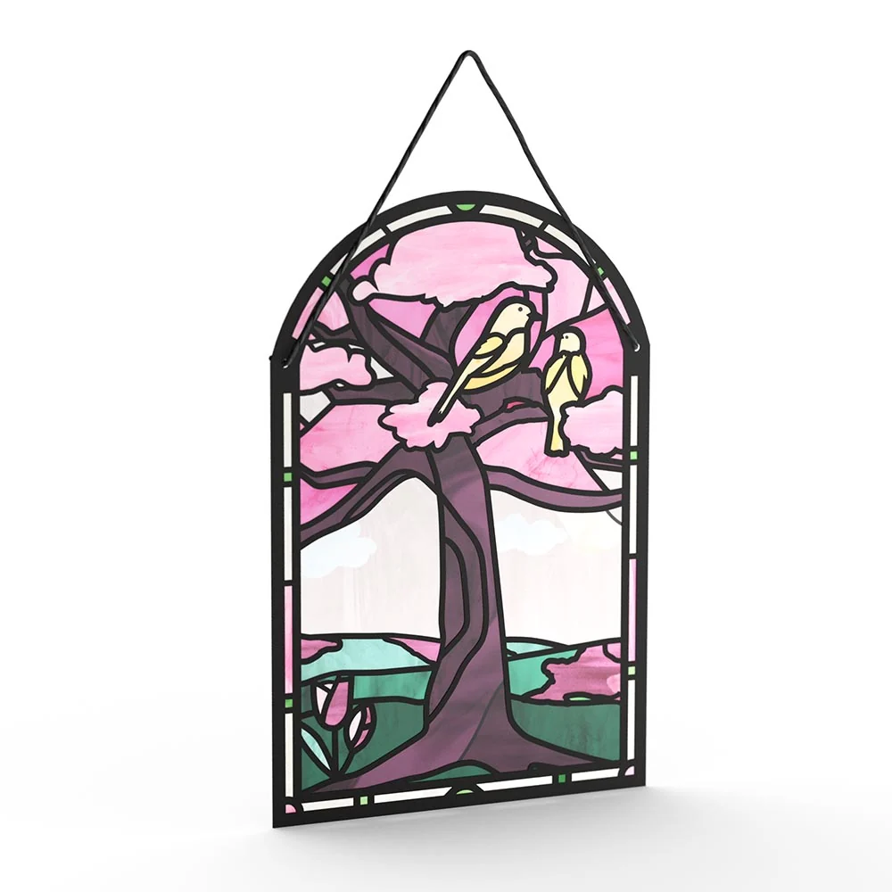 Lovepop You Brighten My World Birds Suncatcher Card & Pop-Up Bouquet Bundle - Image 10